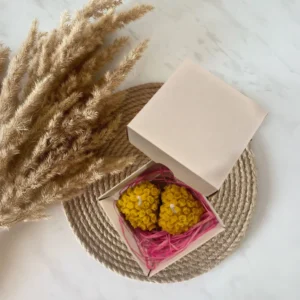 Žvakių rinkinys „dvi širdys“ (2 vnt.)